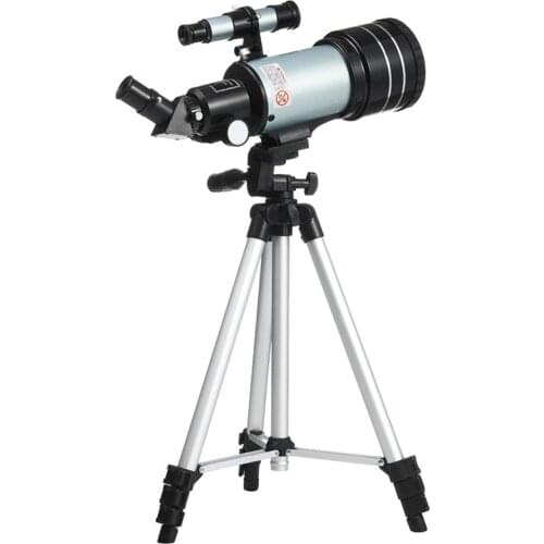 F30070 High Bracket Professional Stargazing High Magnification High Definition Night Vision Entry Telescope for Children Gifts