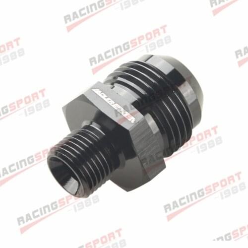 Male -12 AN 12AN AN12 Flare To M16 x 1.5 Metric Straight Fitting Black/Blue