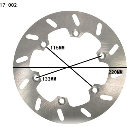 Motorcycle Rear Brake Disc Rotor For Yamaha DT125R 1991-2006 WR125 1989-1997 YZ125 1985-1996 YZ250 1988-1997 DT230 Lanza 97-03
