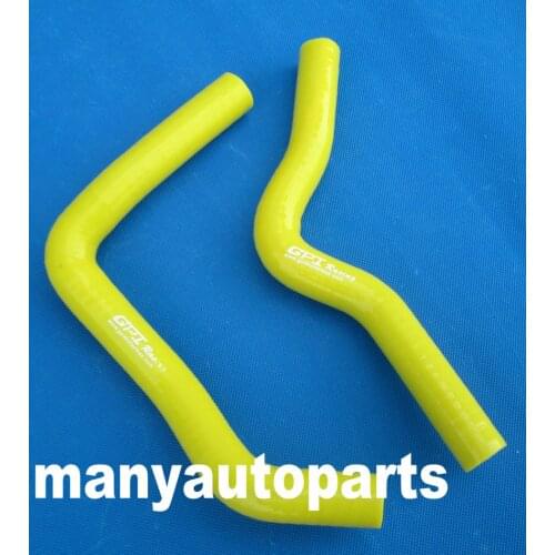 FOR Suzuki RM85 RM 85 02-12 03 04 05 06 07 Silicone Radiator Hose yellow