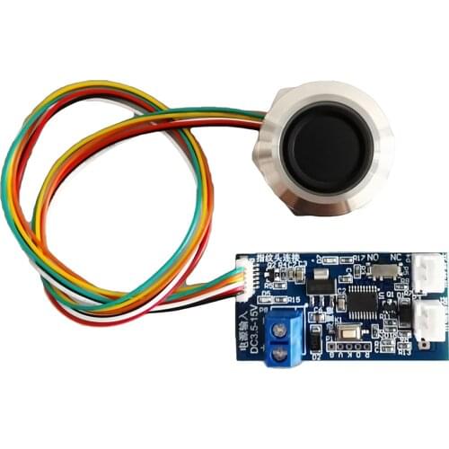 Taidacent Low-Power Electromagnetic Lock Fingerprint Access Control Mod Identification Door Switch Fingerprint Ignition Switch