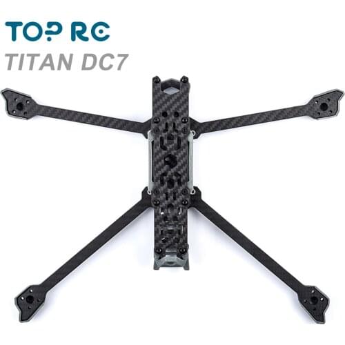 TOPRC TITAN DC7 333mm 7inch HD Freestyle Frame with 5mm arm compatible with 7inch propeller for FPV drone part