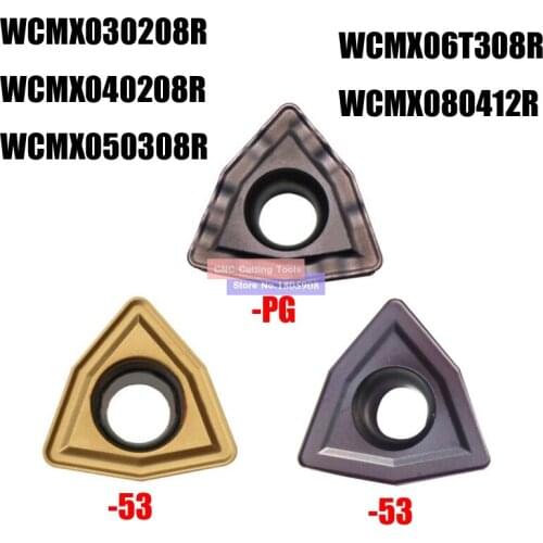 WCMX030208R WCMX040208R WCMX050308R WCMX06T308R WCMX080412R -53 YBG201 -53 YBG202 -PG YBG202 Turning Tip,suitable For U Drills