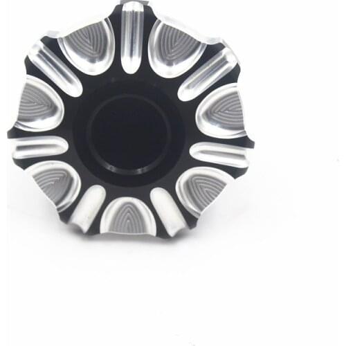 Motorcycle CNC Contrast Cut Fuel Tank Gas Cap Cover For Harley Sportster XL Dyna 1996-up