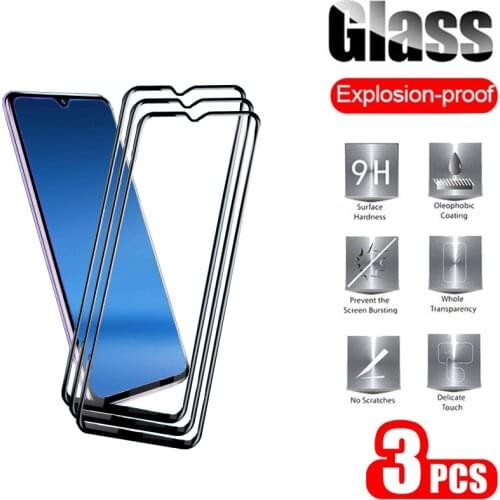 3PCS 10D Full Protective Glass For Huawei Honor X10 9X 9A 9C 9S 8X Tempered Glass Honor 20X 30X 9i 10i 20i V30 Screen Protector