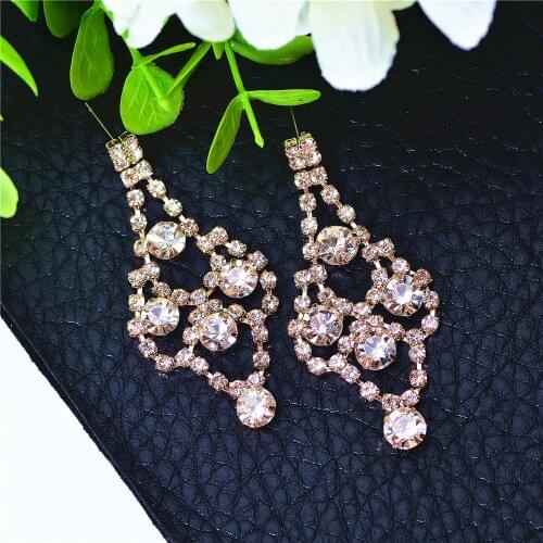 Ladies' Crystal Earrings Rhinestone Jewelry Prom Wedding Fashion Accessories CORUIXI E182545
