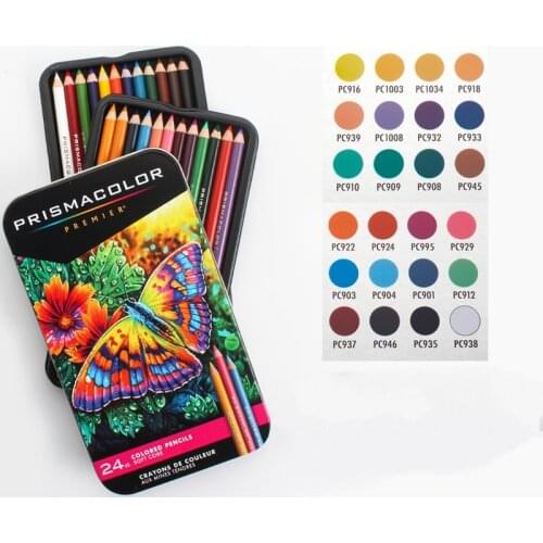 1pcs new Prismacolor Premier Colored Pencils Soft Core 24 36 48 72 colors Art Coloured Pencil Professional art Drawing Pencils