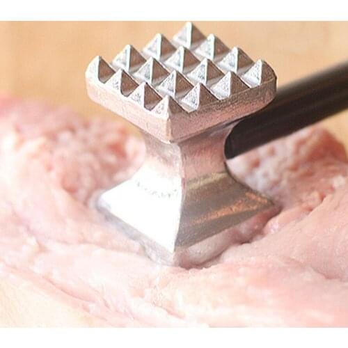 1PC Professional Tenderizer Aluminium Metal Meat Mallet Pounders Steak Beef Chicken Hammer Meat Tenderizers Kitchen Tool 100gB