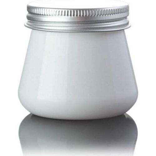 200pcs/lot 80g Handmade Scrub PET Plastic Jar,80ml White color Cosmetic Packaging Jar with Aluminum Cap