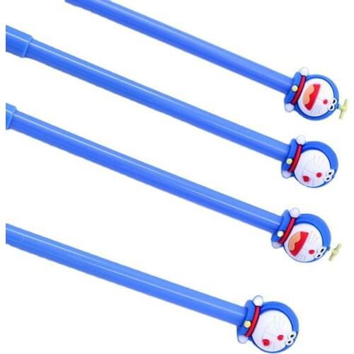 8 Pcs Cartoon Bamboo Dragonfly Cat Creative Cute Gel Pen Black Student Gel Pen Wholesale Stationery