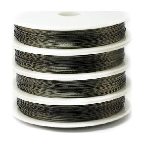 0.3/0.38/0.45mm approx 60m Jewelry Accessories Qualities of Steel wire Cord Craft Beads Jewelry Findings Beads Making