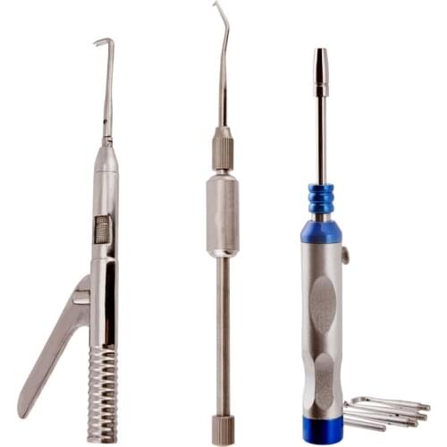 Dental Automatic Teeth Crown Remover Adjustable 4 Shifts Manual Crown Remover Stainless Steel Dentist Lab Teeth Restoration Tool