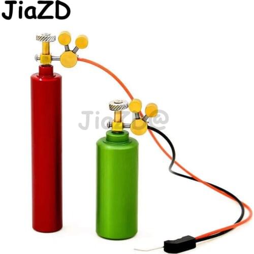 2pcs Aluminum Alloy Oxygen Acetylene Bottle For 1/10 RC Crawler 1/14 Tamiya RC Truck TRX4 G500 TRX6 G63 Scania Axial SCX10 Y007