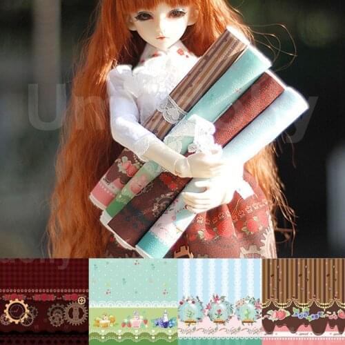 DIY Handmade Doll Clothes Chiffon Material Fabric for Sewing Doll Clothes Dress for Blyth BJD Barbies Pullip Licca 1/6 1/4 Doll