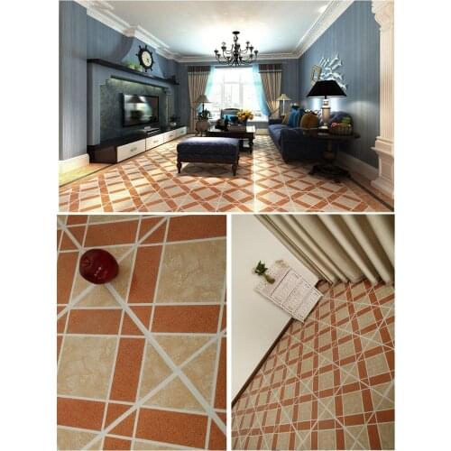 Emulation Marble geometric bedroom living room background environmental protection self adhesive waterproof PVC Floor sticker