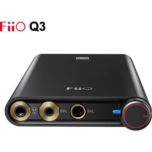 FiiO Q3 THX Balanced DAC/Headphone Amplifier DSD512 768K/32Bit AK4462 DAC XMOS XUF208 with 2.5/3.5/4.4mm output