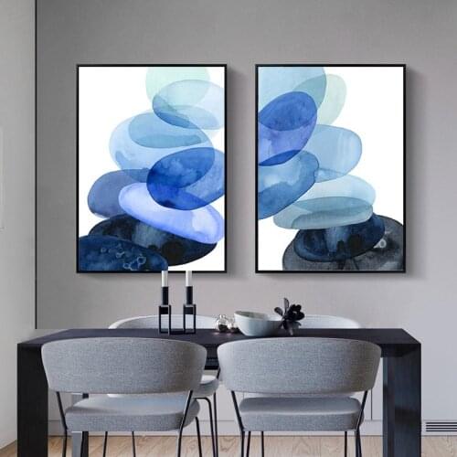 Colorful Abstract Posters and Prints Home Wall Decor Nordic Modern Canvas Painting Wall Art Watercolor Decor Picture for Bedroom