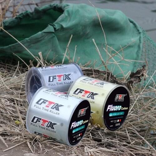 500m Nylon Fishing Line Carbon Surface Super Strong Pull Cut Water Quickly Wear Resistant Bite Resistant Fishing Line ASD88