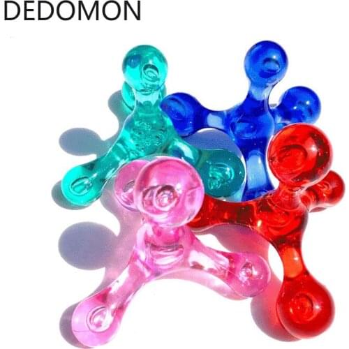 Mini Body Massager Manual Balance Four Balls Portable Travel Massager Trigger Point Arm Back Relaxation Eliminate Oedema Health