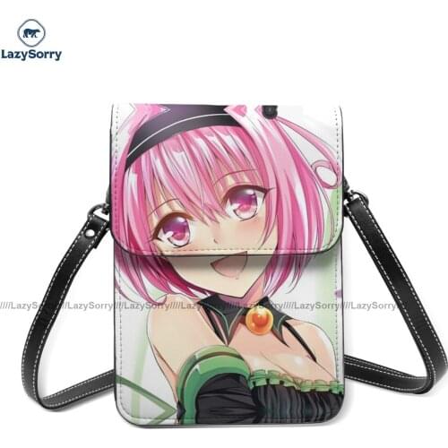 Momo Shoulder Bag Student Gifts Mobile Phone Bag Retro Leather Streetwear Bags