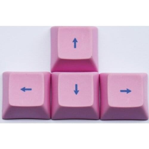 NPKC 4pcs Arrow Keycaps DSA Profile Dye-sublimation for Cherry MX Switches of Mechanical Keyboard