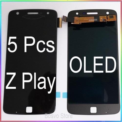 WholeSale 5 Pcs/lot for Moto Z Play LCD Screen Display with Touch Digitizer Assembly XT1635 XT1635-02 5.5