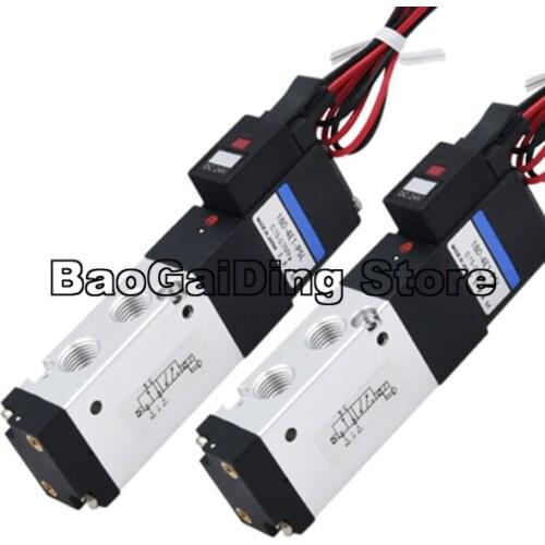 2 Positions 5 Ports Pneumatic Control Valve 110-4E1-PSL 180-4E1-PSL 180-4E1-PLL 110-4E1-83-PSL 180-4E1-83-PLL Solenoid Valve