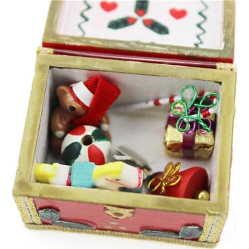 Diy Doll House Decor Accessories 1:12 Upscale Newest Miniature Christmas Box Packaging Boxes Gift Dollhouse