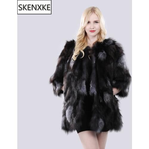 SKENXKE Fashionable Fur Coats