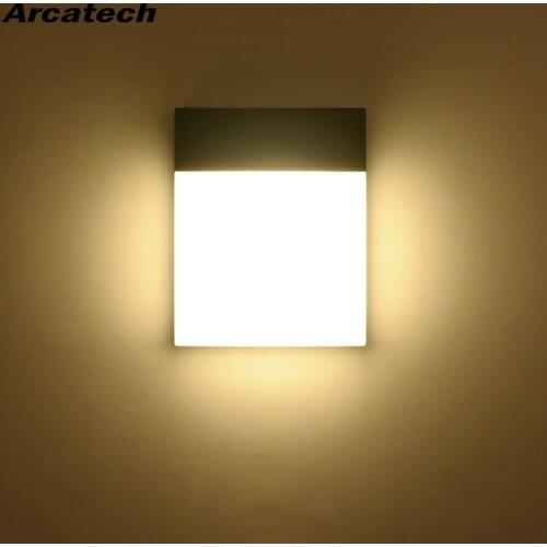 LED Outdoor Wall Lamp Modern 18W LED Wall Light Aluminum Garden Porch Patio Aside Front Door Lighting Light NR-35