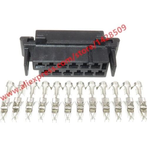 20 Sets 12 Pin Female Electric Car Auto Connector Automotive Wiring Harness Housing Plug With Terminals 827603-1 927458-1