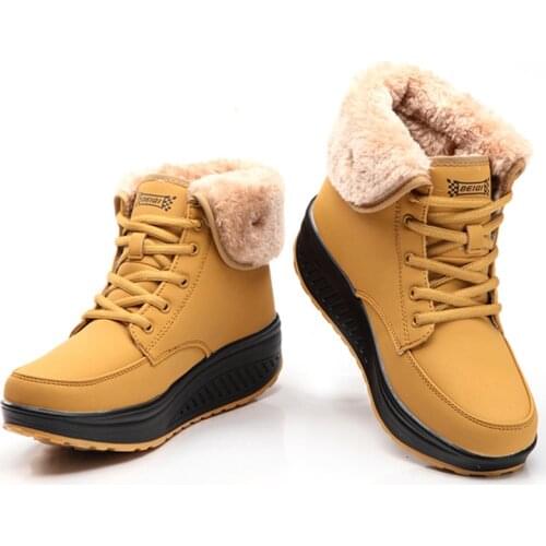 YUXIANG Women's Wedge Ankle Boots