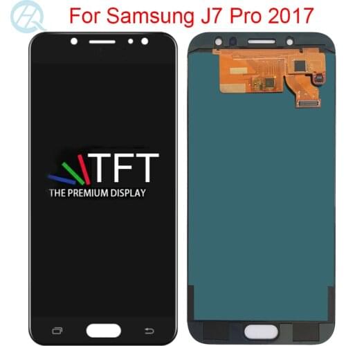 New TFT Display For Samsung Galaxy J7 Pro 2017 J730F J730G J730M LCD With Frame Display Touch Screen Digitizer Assembly