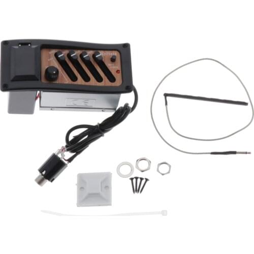 Acoustic Guitar Pickup Pre-Amp Piezo Tuner Active Complete Kit EQ-7545R