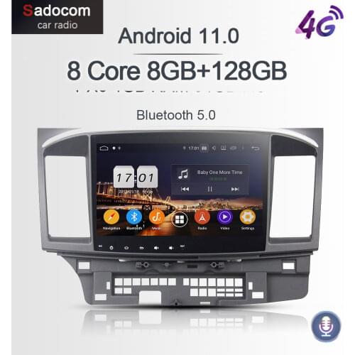 10.1" DSP PX6 2 din Android 10.0 4GB RAM + 8CORE Car DVD Player GPS Map RDS autoradio Bluetooth For MITSUBISHI Lancer 2014 2015