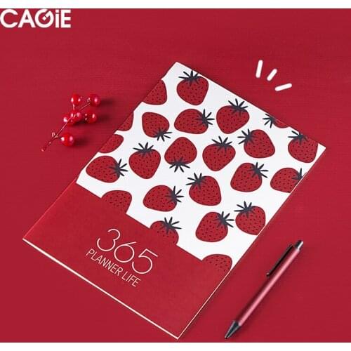 2020 Cute Strawberry Schedule A4 Efficiency Manual Little Secretary Creative Plan