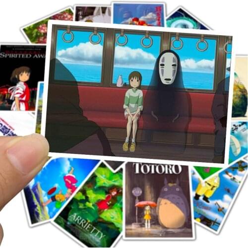 25pcs Miyazaki Hayao Anime Stickers For My Neighbor Totoro/Spirited Away Bike Laptop Motorcycle Skateboard Guitar Sticker