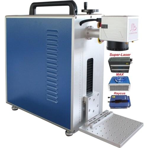 50W fiber laser marking machine portable 30W Max 20W Raycus metal engraving machine with 110*110mm/200*200mm/300*300mm optional