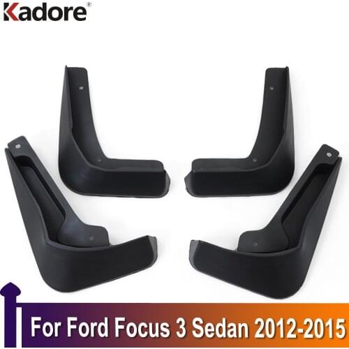 For Ford Focus 3 2012 2013 2014 2015 Sedan Mudflaps Splash Guards Mud Flap Mudguards Fender Exterior Accessories