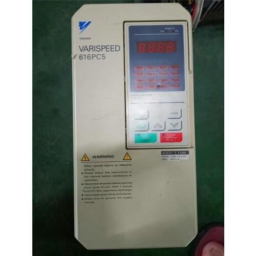 CIMR-P5C40P7 1.1kw inverter , used one , 90% appearance new , test goods , free shipping