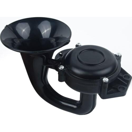 Electric Snail Air Horn Black 300DB 12V/24V For Car Motorcycle Truck Boat Auto Replacement Accessories