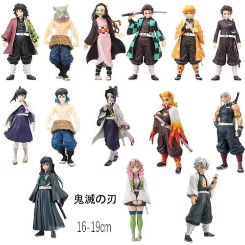 Premium Figure Demon Slayer Figure Anime Kamado Tanjirou Agatsuma Zenitsu Action Figure Kimetsu no Yaiba Figurine Toys