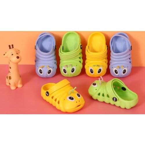 Ltolo Children Girl Boy Mules Clogs Kids Summer Cute Cantoon Croc SandalsBeach Slippers Baby Shoes For Girls Boys EUR22-28