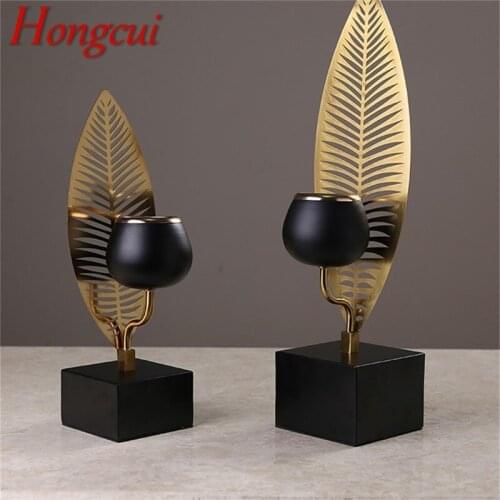 Hongcui Candle Table Light Contemporary Retro Decoration Desk Lamp For Home Dinning Room