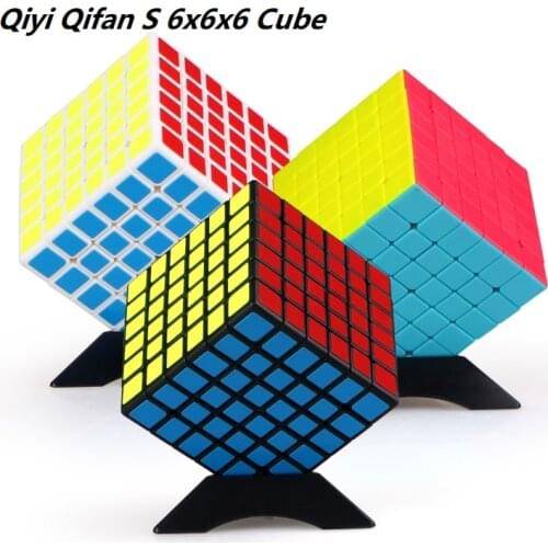 Newest QiYi Qifan S 6x6x6 Magic Cubing Speed 6Layers Professional Puzzle Cubo Magico 6x6 Educational Toys For Children Gift