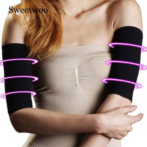 Charming Arm Warmers Slim Arm Shaper Women Fat Burning Armband Thin Arm Elastic Sleeve Female Shaper Clothing Accessories