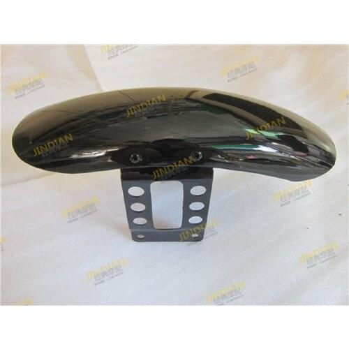 Front Mudguard Wheel Fender Cover For Harley Davidson Sportsters XL883 XL1200 N R L (35cm) Glossy Black