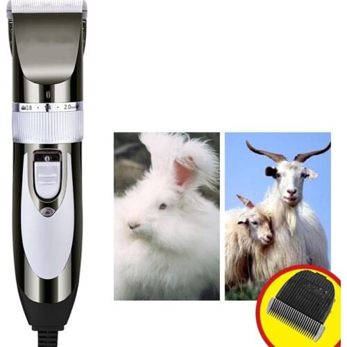 Dropshipping Electric Pet Hair Trimmer Low Noise Pet Hair Clipper Cutting Machine Hair Trimmers For Dog Cat Rabbit Sheep US Plug