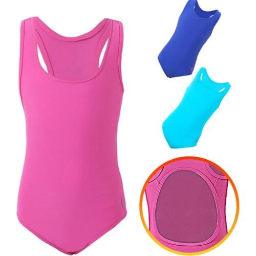 Girls Racerback Sport Swimsuit (Rose,Blue,Lightblue 7-16) Athletic One Piece Racing Training Professional Competitive Teens