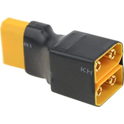 XT90 Series Connector RC Battery ESC Connector No Wire Adapter 1F2M 1 female to 2 male